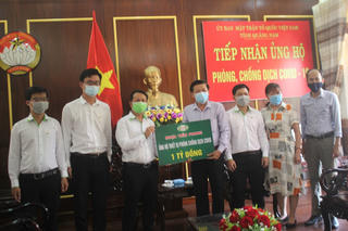 Mặt trận Quảng Nam tiếp nhận thiết bị y tế phòng, chống dịch