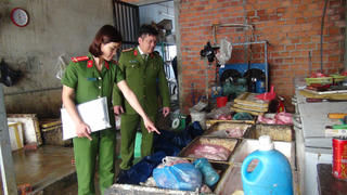 Quảng Nam: Cơ sở chế biến sản phẩm động vật không đảm bảo vệ sinh an toàn thực phẩm