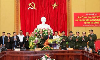 Công bố quyết định bổ nhiệm 2 Thứ trưởng Bộ Công an