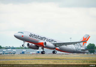 Jetstar Pacific nhận thêm máy bay Airbus A321 phục vụ khách cao điểm Hè
