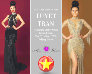 Tuyết Trần đại diện Việt Nam tham dự Miss Globe 2018