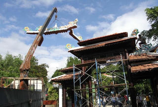 Tiến hành tháo dỡ biệt phủ trái phép ở Hải Vân