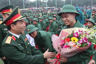 Nghệ An: Hơn 3.100 tân binh lên đường nhập ngũ
