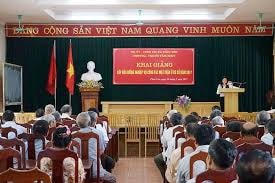 Hưng Yên: Khai giảng lớp bồi dưỡng nghiệp vụ cán bộ Mặt trận