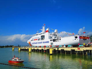 Hạ thủy tàu Cảnh sát biển hiện đại nhất Việt Nam