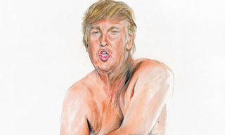Tranh Donald Trump khỏa thân được định giá 1,4 triệu USD