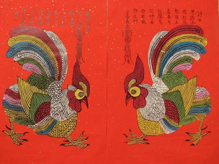 Triển lãm tranh dân gian tại Hoàng thành Thăng Long