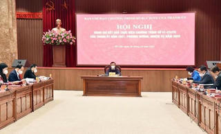 Hà Nội: Kiểm tra dấu hiệu vi phạm đối với một số tổ chức Đảng và đảng viên