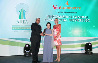 VinCommerce nhận giải thưởng ‘Doanh nghiệp Trách nhiệm châu Á'