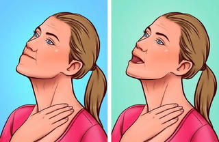7 bài tập giúp thoát khỏi ‘cổ gà tây’ một cách tự nhiên