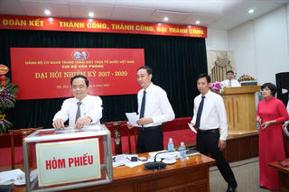 Đại hội chi bộ Văn phòng cơ quan UBTƯ MTTQ Việt Nam