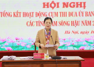 Tổng kết công tác Mặt trận Cụm các tỉnh nam sông Hậu 