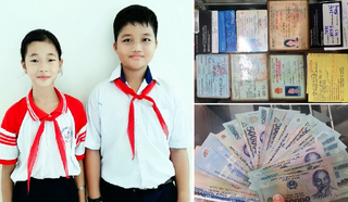 Hành động đẹp của 2 học sinh Tiểu học