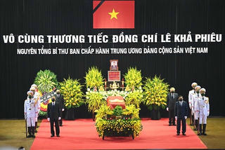 Lời cảm ơn của Ban Lễ tang Nhà nước và gia đình đồng chí Lê Khả Phiêu