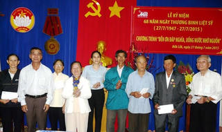 MTTQ tỉnh Đắk Lắk: Thăm hỏi, tặng quà các gia đình Thương binh- Liệt sỹ
