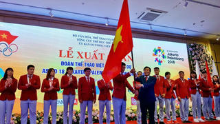 Đoàn Thể thao Việt Nam làm lễ xuất quân