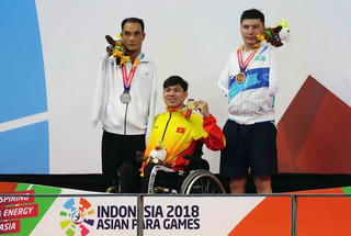 Thêm một Huy chương Vàng cho Việt Nam tại Asian Para Games