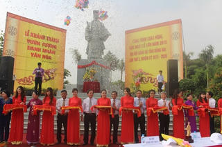 Khánh thành Vườn tượng danh nhân văn hóa