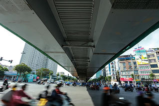 [ẢNH] Cây cầu vượt lớn nhất Thủ đô sắp về đích