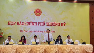 Chính phủ họp báo thường kỳ tháng 9: Chủ động giải pháp đối phó các thách thức của hội nhập