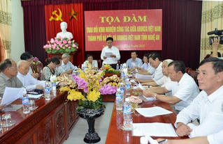 Nghệ An: Trao đổi kinh nghiệm công tác Ủy ban Đoàn kết Công giáo Nghệ An và Hà Nội