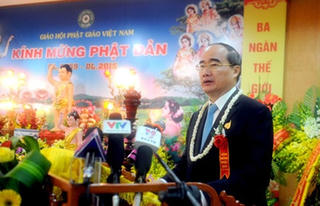 Phát biểu của Chủ tịch Nguyễn Thiện Nhân tại Đại lễ Phật đản Phật lịch 2559