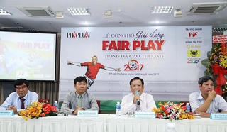 Trao thưởng giải Fair-Play 2017 vào ngày 14/3