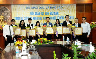 Hội thi khoa học kĩ thuật quốc tế 2016 tổ chức tại Hoa Kỳ: Học sinh Việt Nam đoạt 4 giải Ba