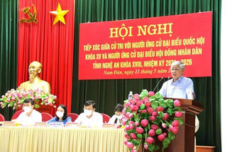 Nghệ An: Cử tri gửi gắm nhiều nguyện vọng tới ứng viên ĐBQH, đại biểu HĐND