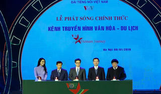 VOV chính thức phát sóng Kênh truyền hình chuyên biệt Văn hoá-Du lịch