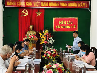 Bình Định: Giám sát xã Nhơn Lý về tiêu chuẩn nông thôn mới