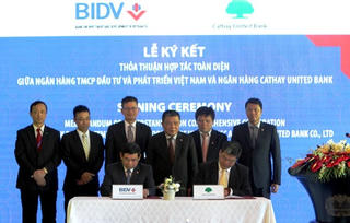 11 ngân hàng quốc tế rót 105 triệu USD cho BIDV qua Hợp đồng vay hợp vốn