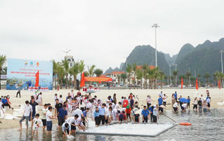 Quảng Ninh: Thả hơn 2 triệu con giống thủy sản tái tạo nguồn lợi biển
