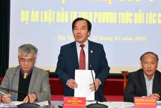 Mặt trận góp ý Dự án Luật Đầu tư theo phương thức đối tác công tư (PPP)