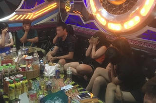 Phát hiện 32 người dương tính với ma túy trong quán karaoke