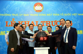 Khai trương giao diện mới Trang Thông tin điện tử MTTQ Việt Nam