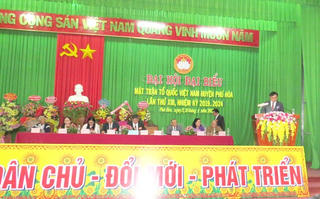 Phú Yên: Đại hội MTTQ Việt Nam huyện Phú Hòa