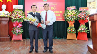 TAND tỉnh Quảng Nam có Chánh án tuổi 7X