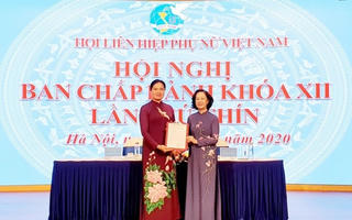 Bà Hà Thị Nga giữ chức Chủ tịch Hội Liên hiệp Phụ nữ Việt Nam