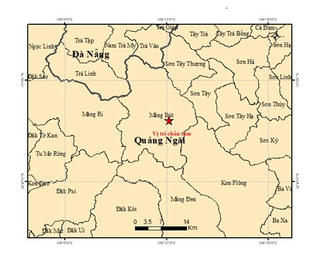 Quảng Ngãi: Động đất 4.5 độ độ richter