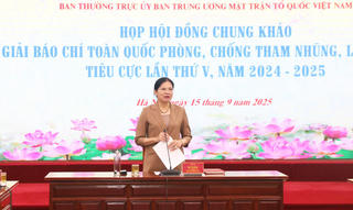 91 tác phẩm vào Chung khảo Giải báo chí toàn quốc phòng, chống tham nhũng, lãng phí, tiêu cực lần thứ V