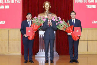 Thanh Hóa: Điều động, chỉ định 2 Phó Bí thư Tỉnh ủy