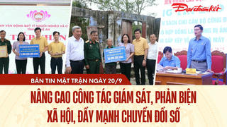 Bản tin Mặt trận sáng 20/9