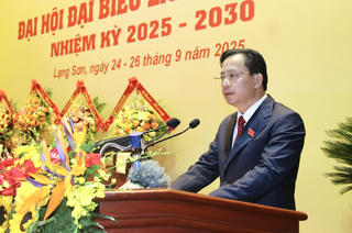 Ông Hoàng Văn Nghiệm tái đắc cử Bí thư Tỉnh ủy Lạng Sơn