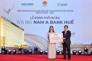 Lễ động thổ tòa nhà Nam A Bank Huế - Công trình xanh gắn kết hành trình di sản miền Trung