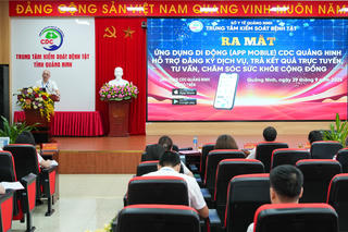 CDC Quảng Ninh ra mắt ứng dụng thông minh hỗ trợ, chăm sóc sức khỏe cộng đồng