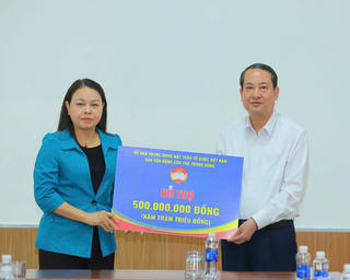 Ninh Bình: Mặt trận Trung ương hỗ trợ  500 triệu đồng khắc phục thiên tai