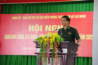 Đảng bộ Bộ đội Biên phòng TP Hồ Chí Minh xây dựng '4 tốt' trong kỷ nguyên số