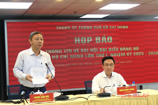 TP Hồ Chí Minh thành lập Trung tâm Báo chí phục vụ Đại hội đại biểu Đảng bộ thành phố lần thứ I, nhiệm kỳ 2025-2030