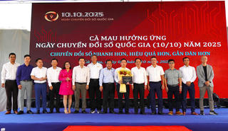 Sôi nổi Ngày hội Chuyển đổi số tỉnh Cà Mau